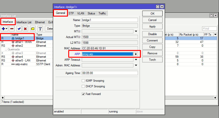 Proxy Arp - Mikrotik